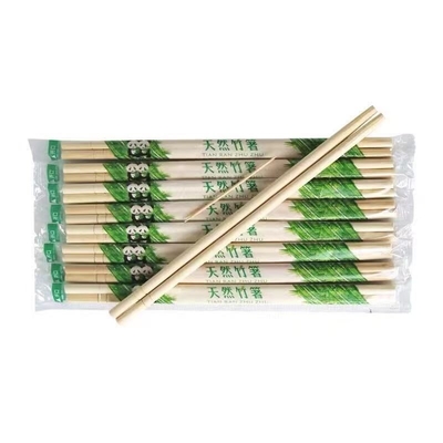 Massenwegwerfessstäbchen-natürliche Bambusrunden-Essstäbchen 20cm