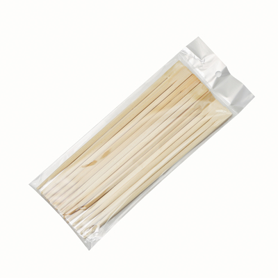 Chinesische Einweg-Bambus-Essstäbchen in einzelnen Bambus-Holz-Essstäbchen aus Papier