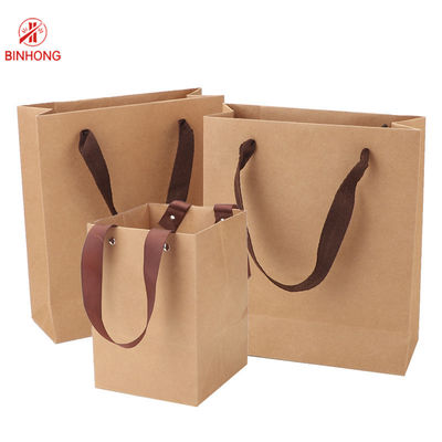 Sondergröße-verdrehte Griff ODM-Kraftpapier-Tasche