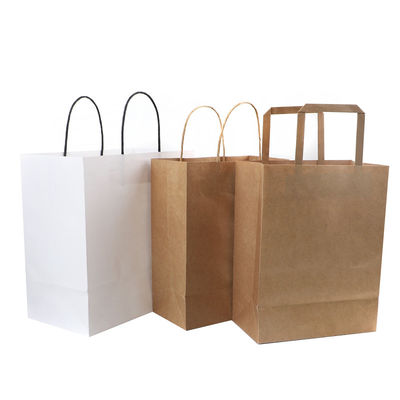 Flache untere ODM-Kraftpapier-Tasche
