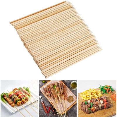 Flache Kebab-Aufsteckspindeln Mao Bamboo Sharp Points 30cm