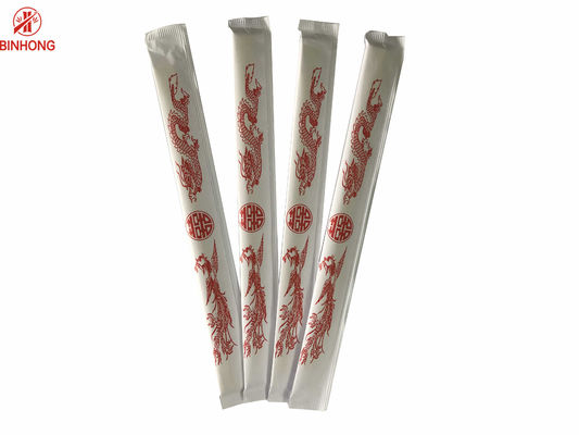 Doppel-Tensoge gravierte Bambusessstäbchen, Kunden drucken Logo