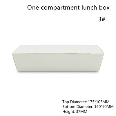 Ein Fach Microwavable Wegwerf-Bento Box Containers