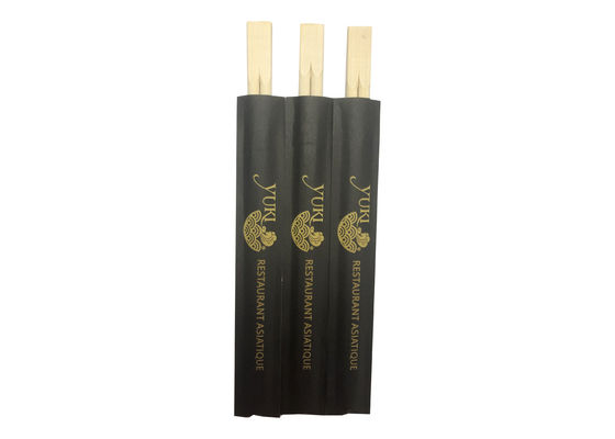21cm Zwillings-Bambusessstäbchen für Sushi-halbe Papierverpackung