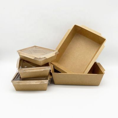 Fettdichte Wegwerfpapierbehälter für das Wegnehmen der Eilnahrung