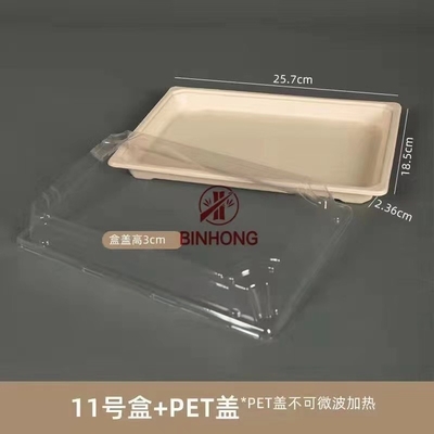 Papiersushi-Mitnehmerkasten biologisch abbaubares Eco freundlich