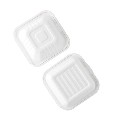 Bereiten Sie nehmen, um zu gehen die Zuckerrohr-Bagasse auf, die biologisch abbaubar ist, wegnehmen den Wegwerf Kasten