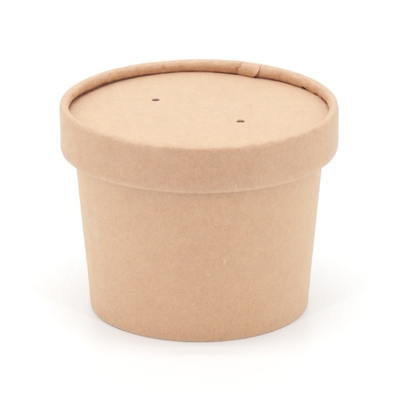 Kraftpapier-Eiscreme-Papier-Schüssel/Schale/Wannen-einzelne Wand