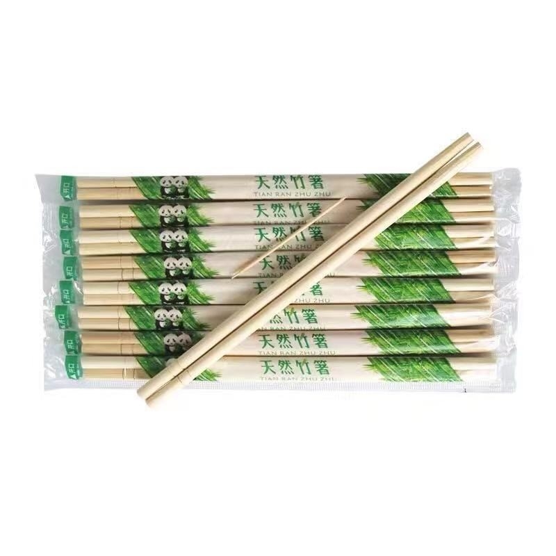 Japanische Einweg-Kustomisierte Bambus-Runde-Essstäbchen, Aufpackung, nackte Bambus-Essstäbchen
