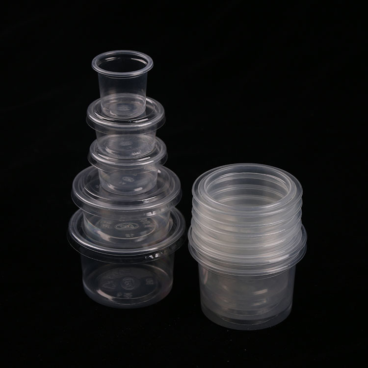 Mini-pp.-Plastikwegwerfsoßen-Schale klares 1oz 3oz 4.5oz