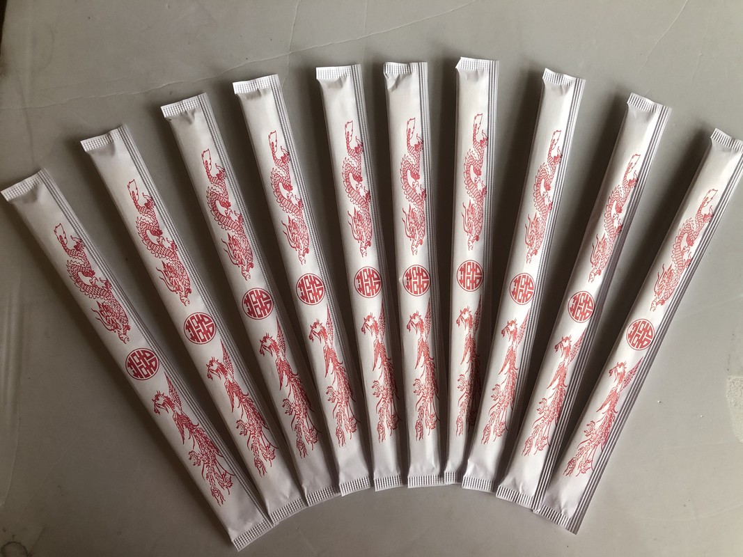 21CM -24CM TENSOGE Dispossiable Bambusessstäbchen mit vollem in Papier eingewickeltem für chinesische Nahrung