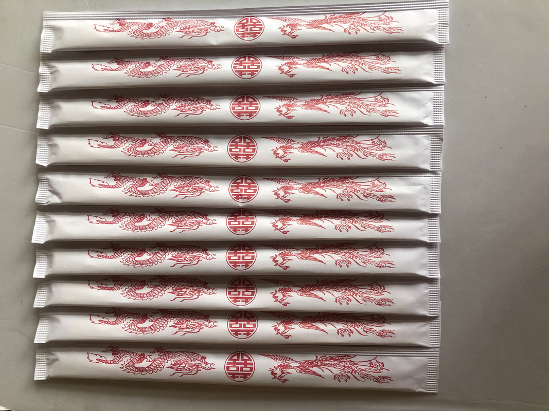 21CM -24CM TENSOGE Dispossiable Bambusessstäbchen mit vollem in Papier eingewickeltem für chinesische Nahrung