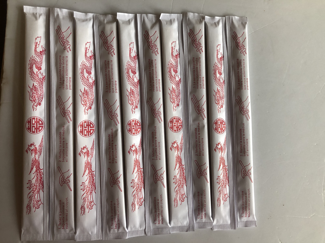 21CM -24CM TENSOGE Dispossiable Bambusessstäbchen mit vollem in Papier eingewickeltem für chinesische Nahrung