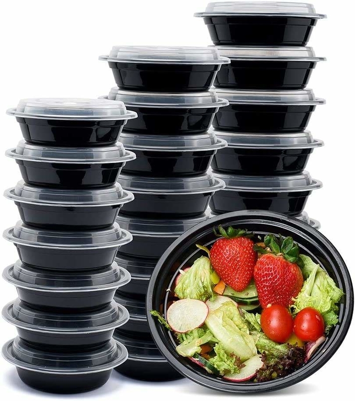 Plastikfach-Maschinenhälfte eingehängte Nahrung nehmen der mahlzeit-Vorbereitungs-3 den Wegwerf Behälter heraus