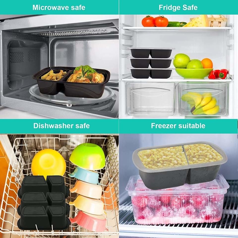 Microwavable nehmen Sie pp. Wegwerfplastiknahrungsmittelbehälter mit Deckel heraus
