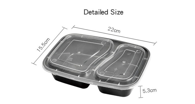 Microwavable nehmen Sie pp. Wegwerfplastiknahrungsmittelbehälter mit Deckel heraus