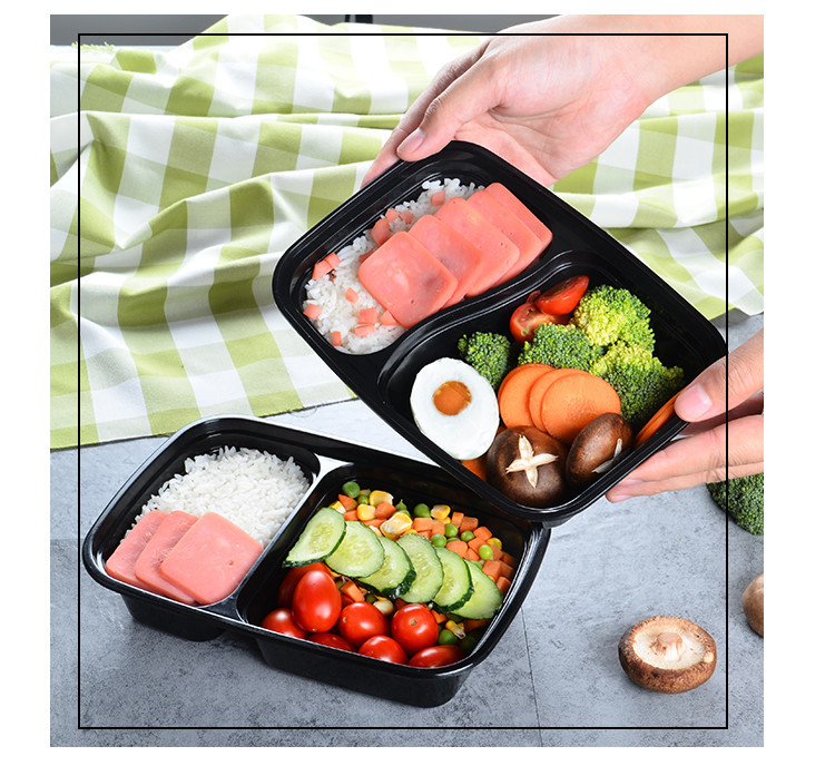 Microwavable nehmen Sie pp. Wegwerfplastiknahrungsmittelbehälter mit Deckel heraus