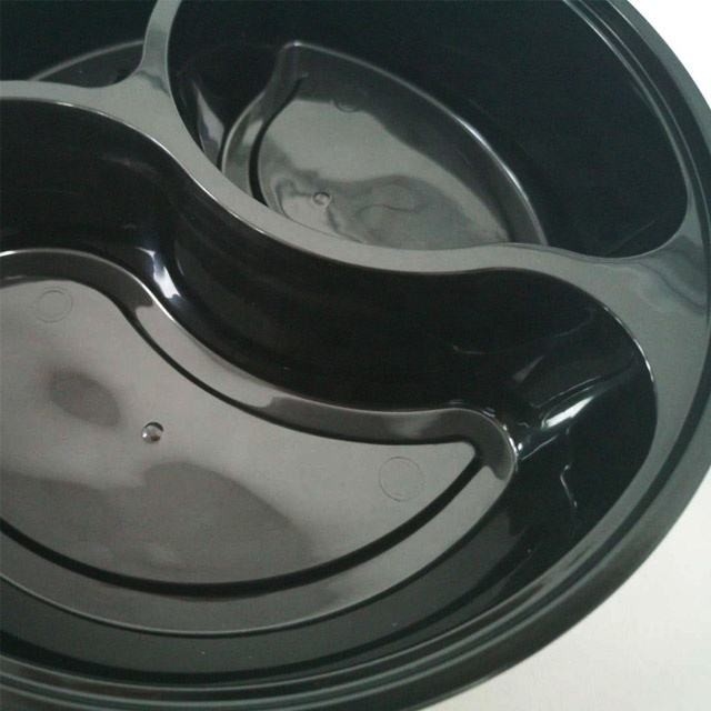 Umweltfreundliche Wegwerfrunde Bento Box Plastic And Microwavable