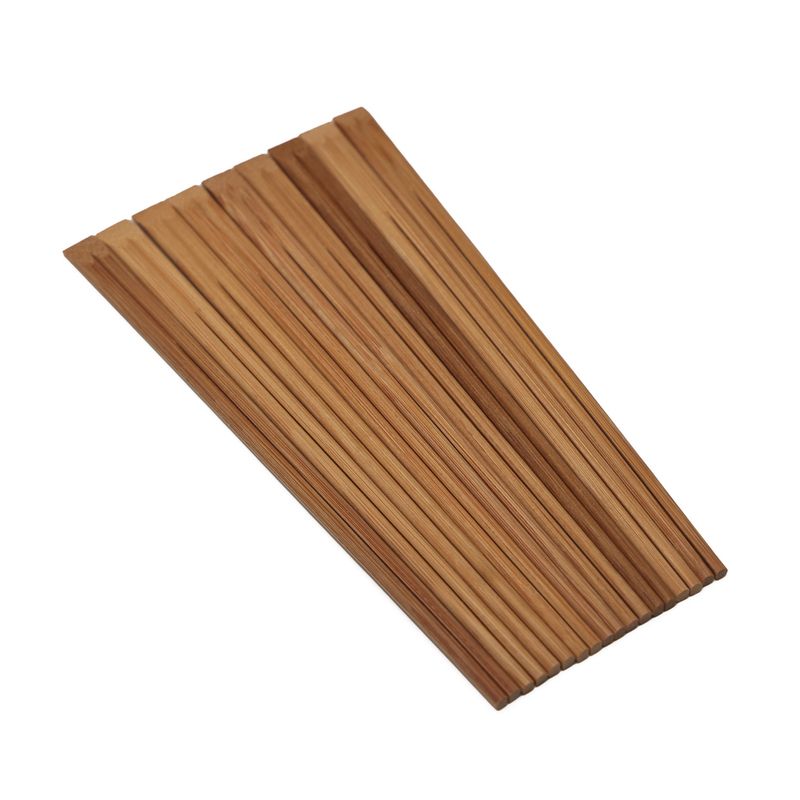 Braune oder karbonisierte Bambus-Essstäbchen, 21 cm/24 cm, 4,8 mm–5,0 mm