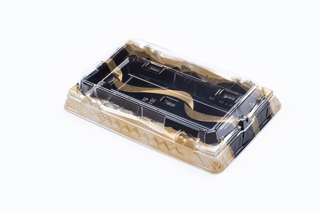 Sushi-Tray mit Nebelschutzdeckel Einweg-Sushi-Kiste zur Verwendung
