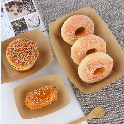 Leckdichte Aluminiumfolie beschichtet Weißpapier Lunchboxen Custom Logo Pack von 50 oder 100