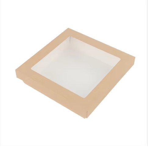 Einweg-Umweltfreundliche Druckerei Lebensmittel Verpackung Kleines Sushi Kuchen Bäckerei Schokolade Verpackung Papierbox