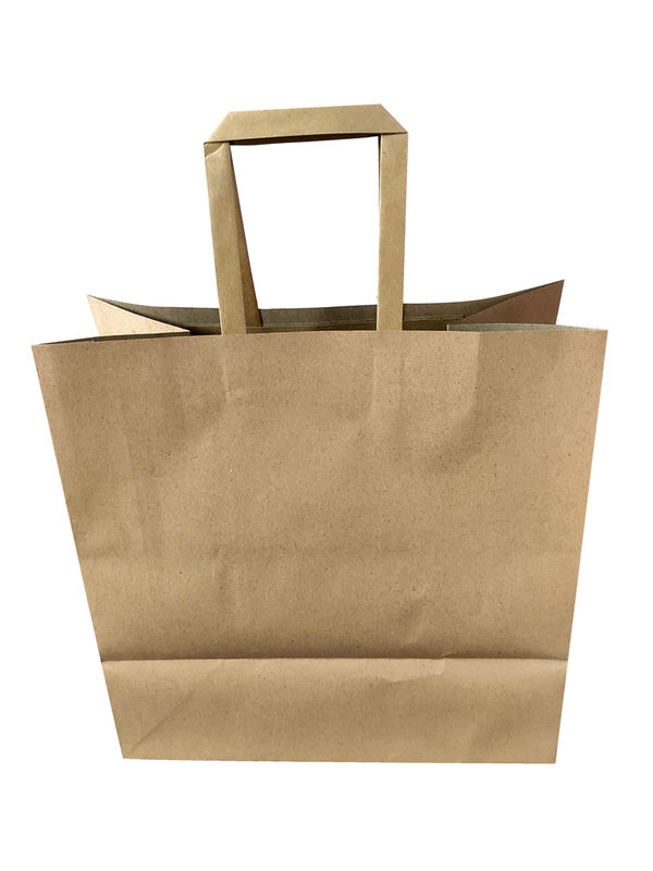 100% recyclebare 12 färbt 15*8*21cm Sojabohnenöl-Tinten-Kraftpapier-Tasche