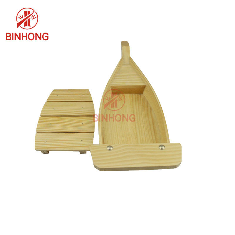 100% natürliches Bambus23" Sushi-Boot Tray For Restaurant