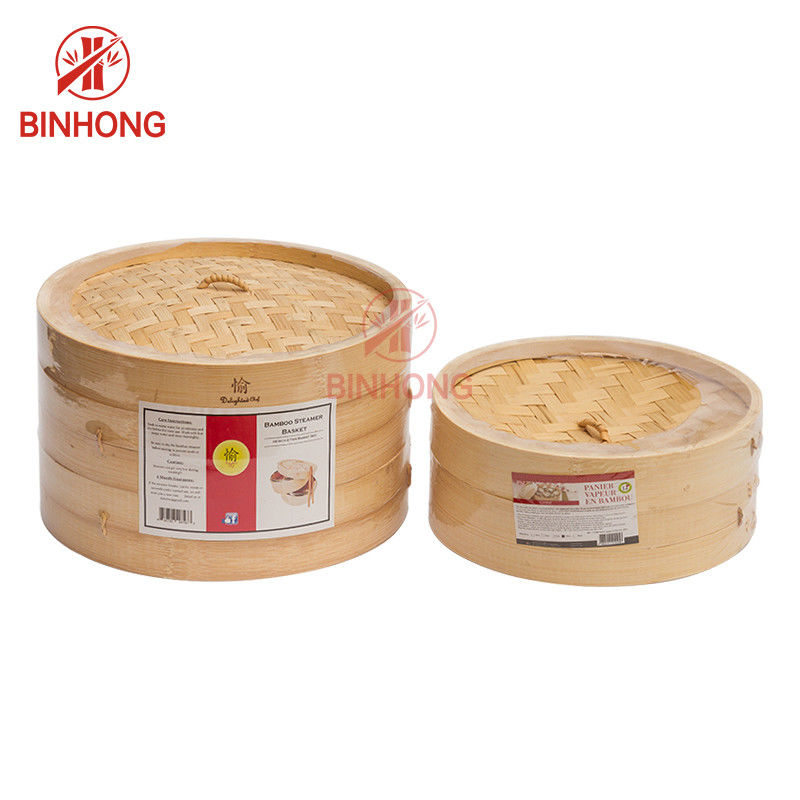 10 Zoll-Bambusdampfer-Korb