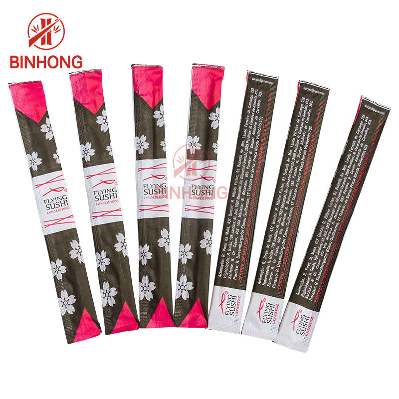 Einzeln eingewickelte Gewohnheit Logo Chopsticks Tensoge-Bambus-23cm