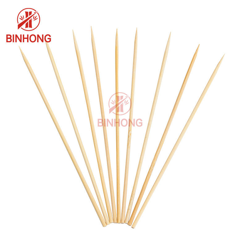 Runder Stärke 2.5mm des Grad-A GRILL Bambusaufsteckspindeln