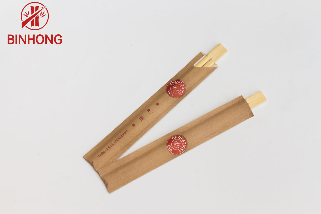 Erstklassige Hälfte des Grad-in Papier eingewickeltes 9" kochende Bambusessstäbchen