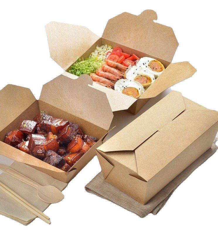 Biologisch abbaubare Drucksache nehmen Kasten Wegwerf-55oz weg