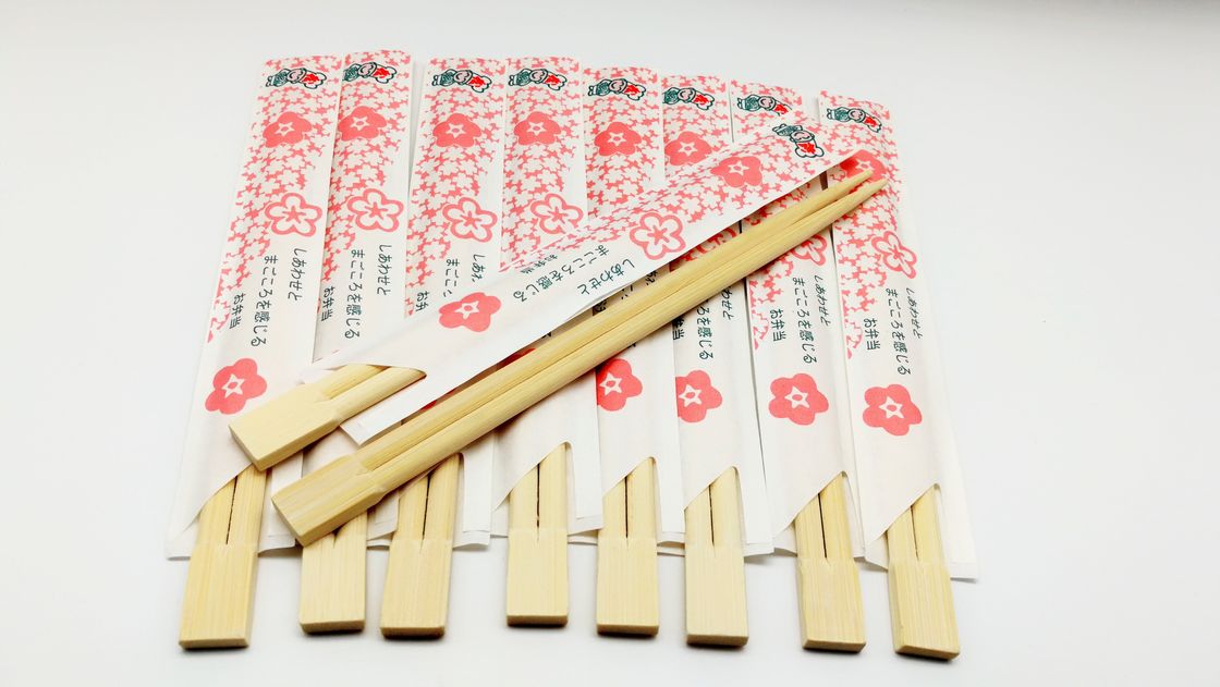 Direkte Versorgung von der Basis PAART Bambusessstäbchen Dispossiable mit der Hälfte, die für chinesische Nahrung in Papier eingewickelt ist