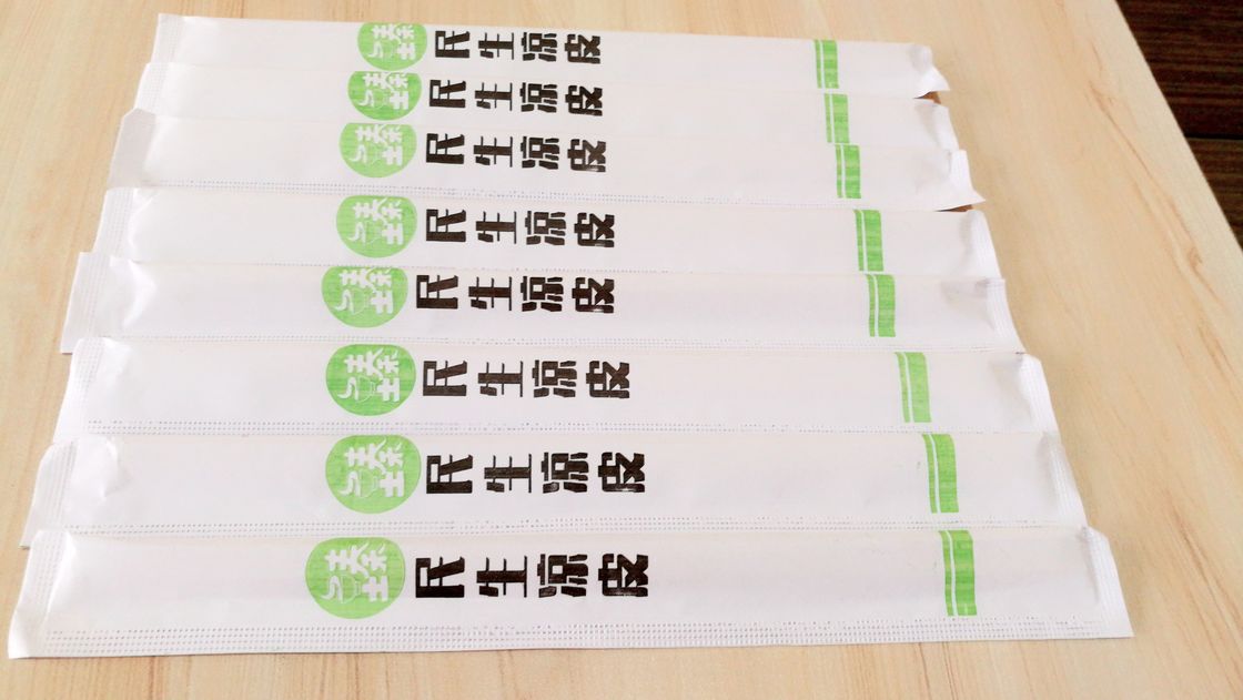 Natürliche Zwillings-Wegwerfbambusessstäbchen für Restaurants, Kundendruck