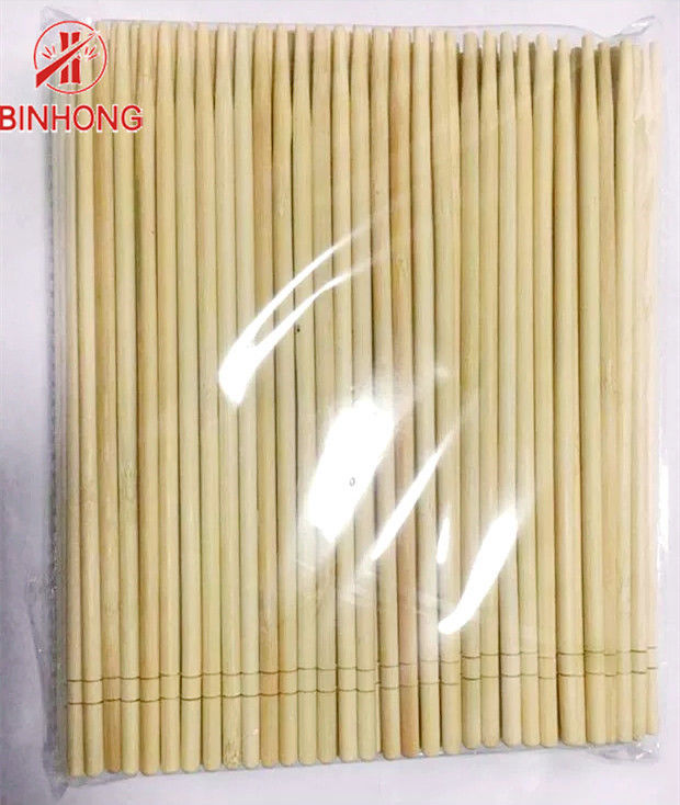 Natürliche Bambusgewohnheit Logo Chopsticks der runden-5.0mm*20cm