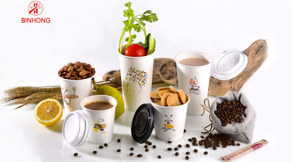 Biologisch abbaubare Wegwerfplastikschale Winkels des Leistungshebels 8oz