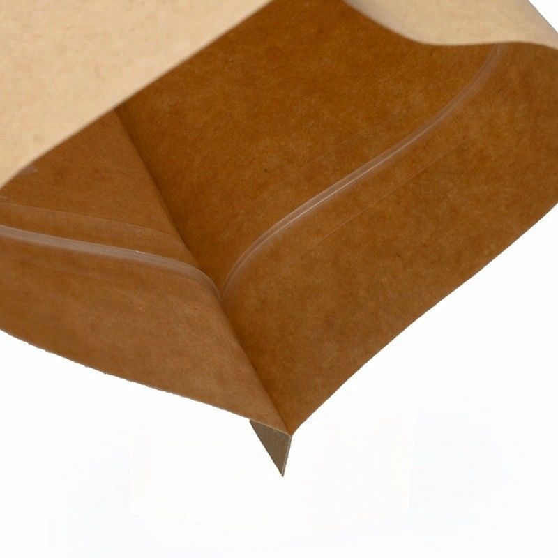 Kraftpapier-Tasche des Zipverschluss-ISO9001