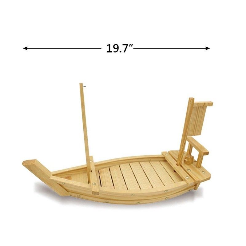 100% natürliches Bambus23" Sushi-Boot Tray For Restaurant
