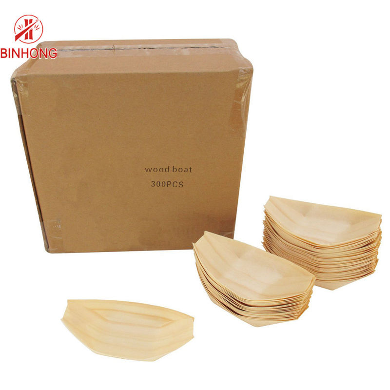 Glattes Oberflächen-15cm Sushi-Boot Tray For Kitchen