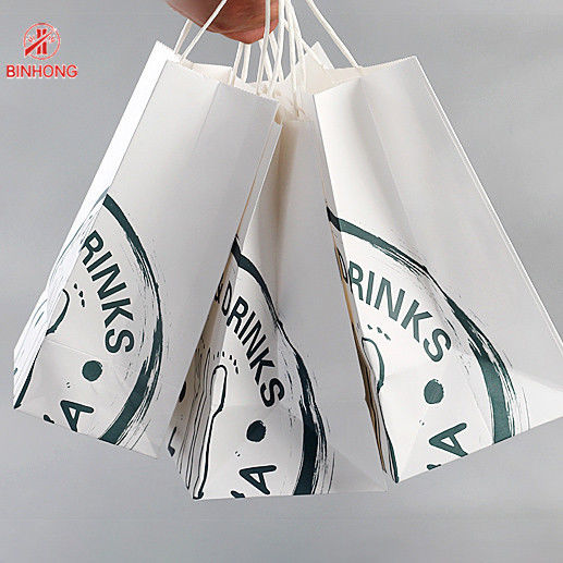 Sondergröße-verdrehte Griff ODM-Kraftpapier-Tasche