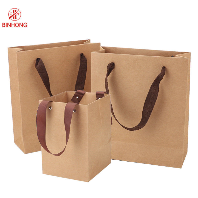 Sondergröße-verdrehte Griff ODM-Kraftpapier-Tasche