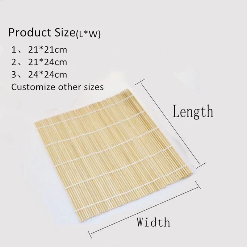 Freundlicher nicht Stock-Oberflächen-24cm Bambusstock-Matte Eco