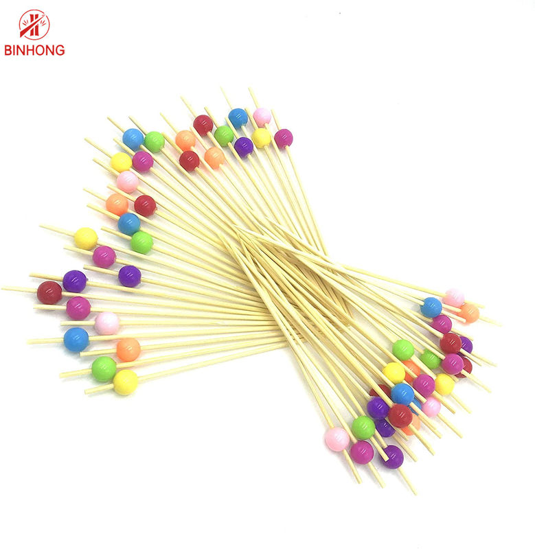 Freundliche Nan Bamboo 4.0mm perlenbesetzte Zahnstocher Eco