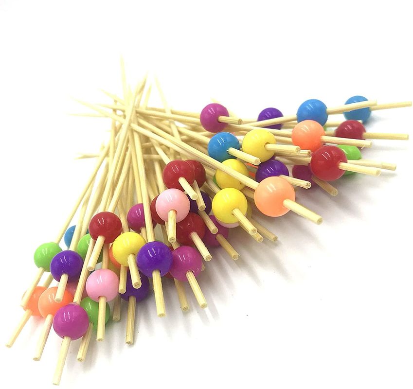 Dekorative bunte Frucht-Aufsteckspindeln-Stöcke des Herz-Kopf-9cm