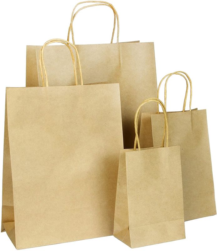Recyclebares sortiert sortiert Antiöl-Kraftpapier-Nahrungsmitteltaschen