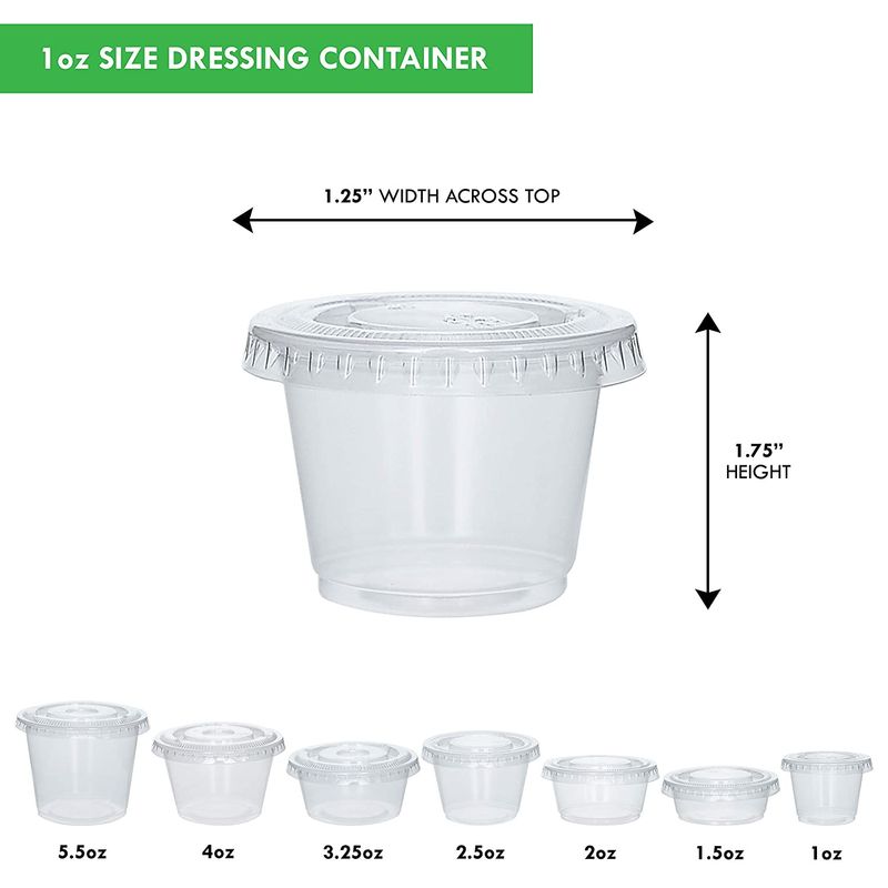 Wegwerfplastikschale Soems 1oz für Würze