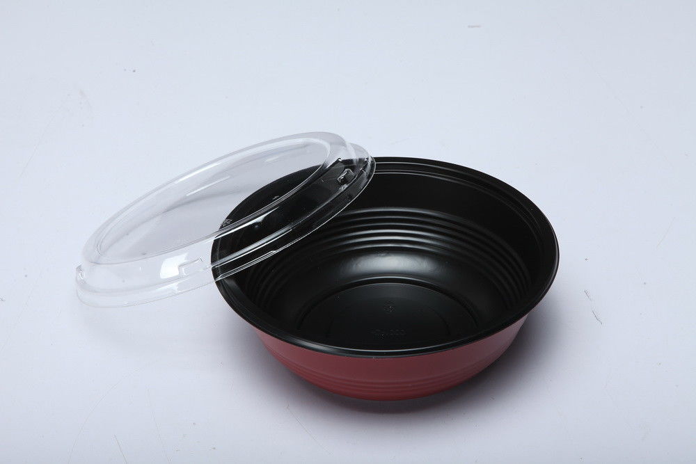 VERPACKEN DER LEBENSMITTEL PlastikReisschale der Haltbarkeits-pp. Microwavable Wegwerf