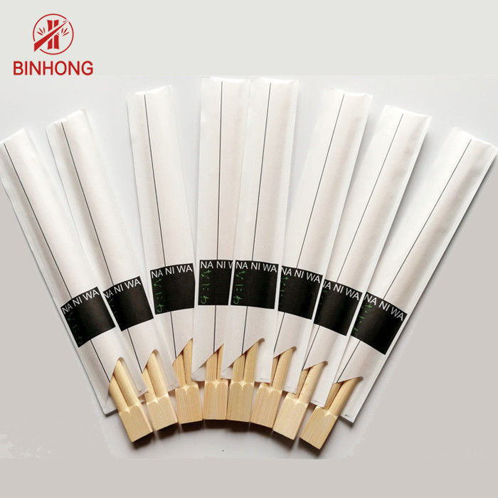 Gesundheitliche japanische Bambuswegwerfessstäbchen der Stärke-4.8mm