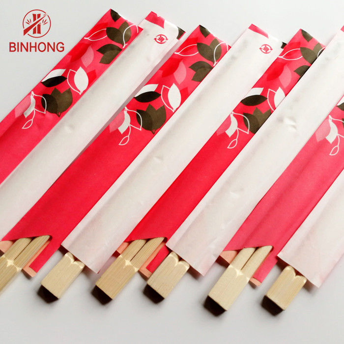 20cm chinesische Bambuswegwerfessstäbchen mit halbem Papier-Ärmel